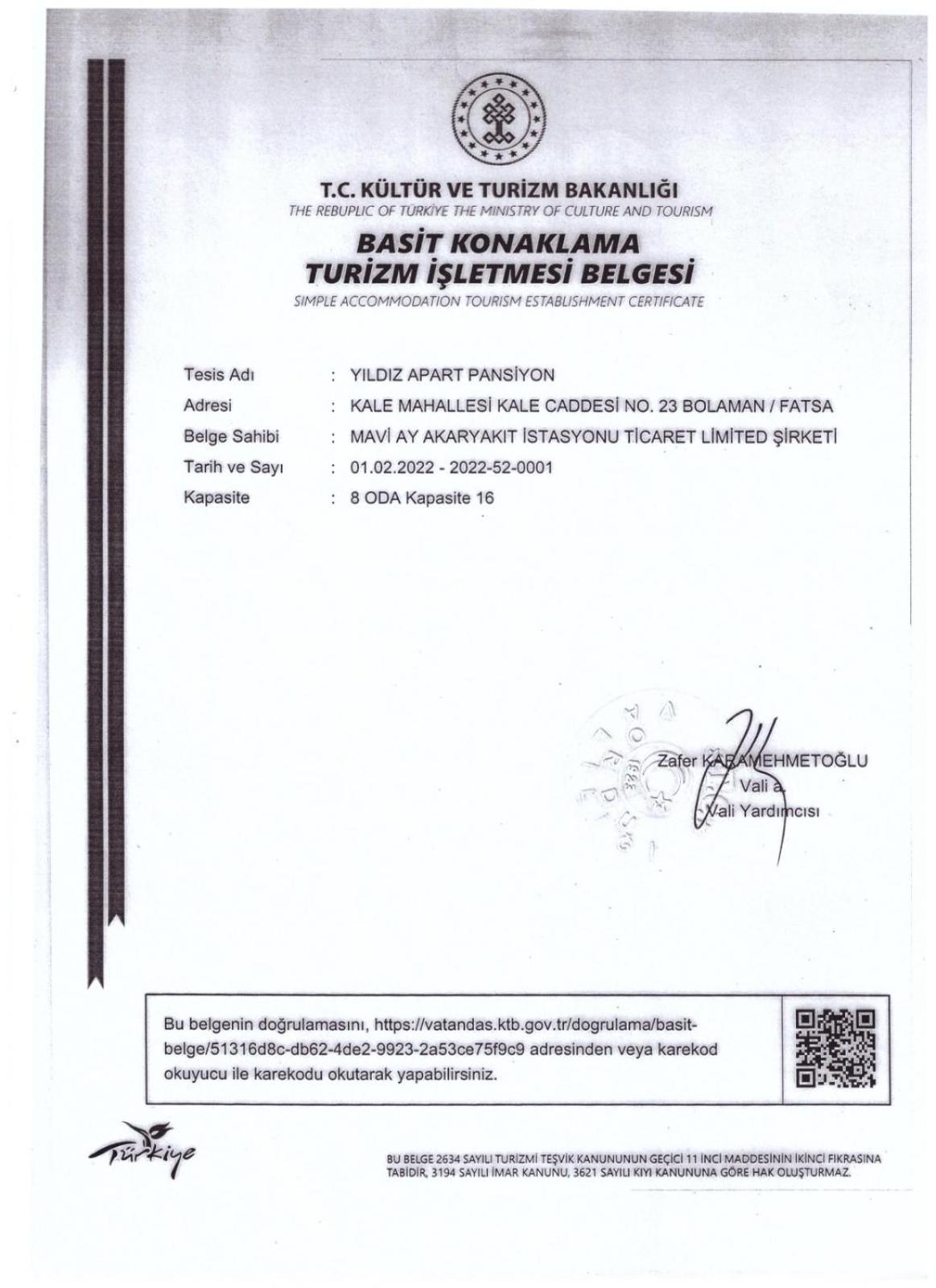Yildiz Apart Hotel Fatsa Luaran gambar